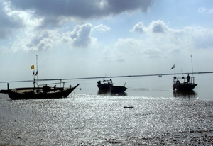 fishing boats.